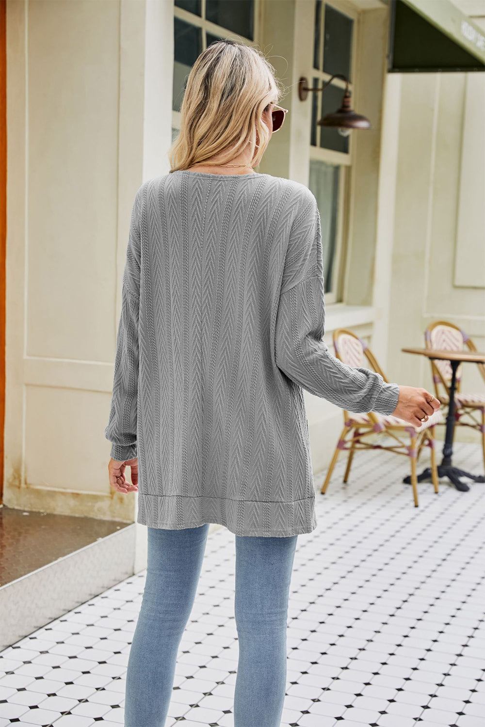 Long Sleeve Pocketed Cardigan nicholesgifts