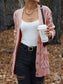 Women Cable-Knit Button Down Cardigan nicholesgifts