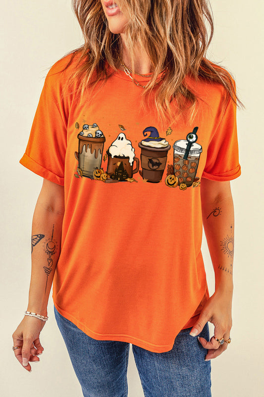 Graphic Round Neck T-Shirt NicholesGifts