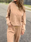 Full Size Washed Round Neck Top and Drawstring Pants Set Plus Size nicholesgifts