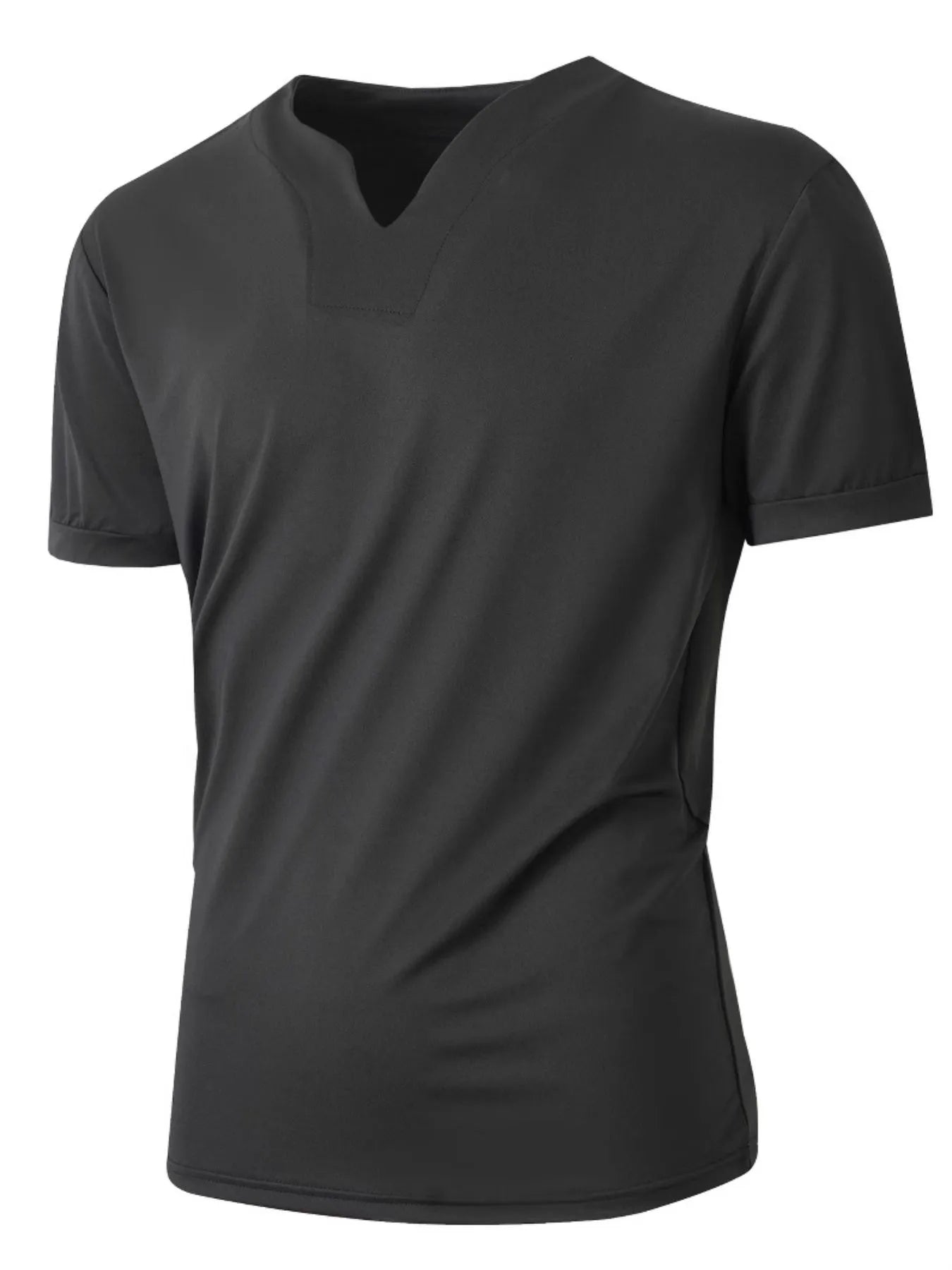 Men's Solid Color Short Sleeve T-Shirt NicholesGifts