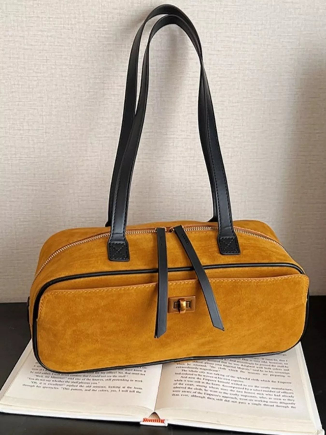 Suede Leather Shoulder Bag nicholesgifts