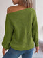 Openwork Long Sleeve Sweater nicholesgifts