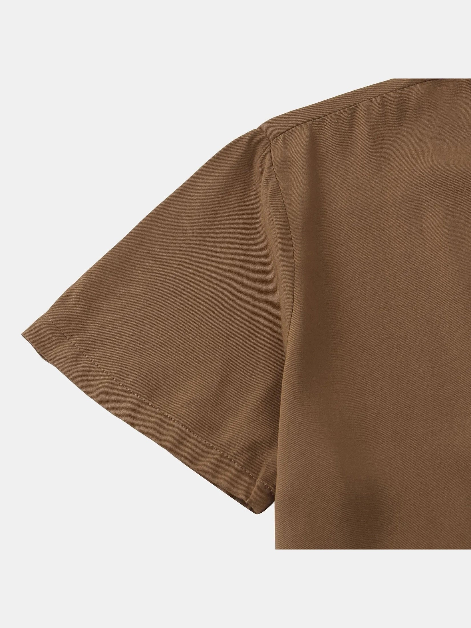 Men's Plus Size Casual Short Sleeve Button Down Shirt Trendsi