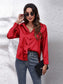 Button Up Collared Neck Long Sleeve Shirt nicholesgifts