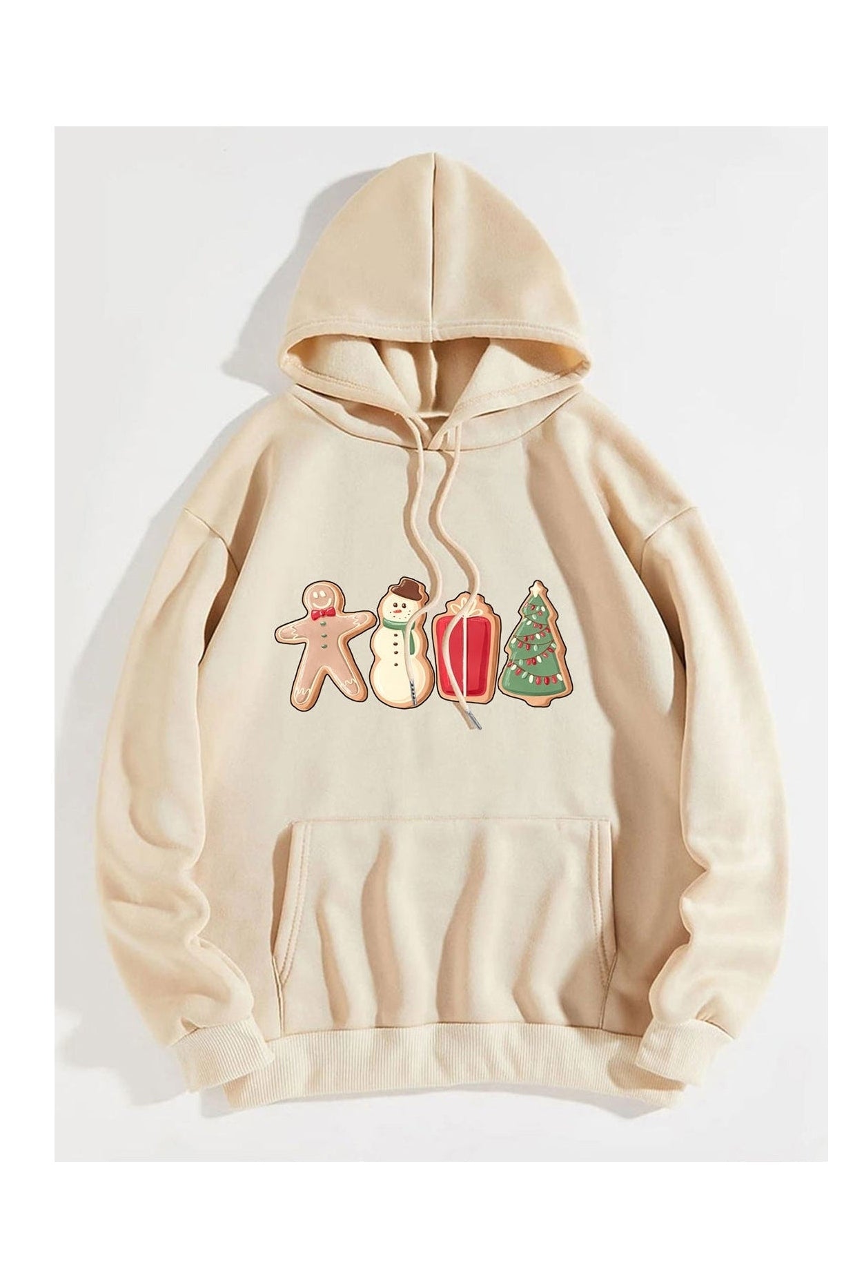 Graphic Drawstring Hoodie with Pocket nicholesgifts