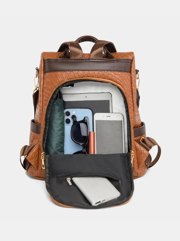 PU Leather Backpack Bag nicholesgifts