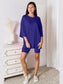 NicholesGifts Women Basic Bae Full Size Soft Rayon Three-Quarter Sleeve Top and Shorts Set nicholesgifts