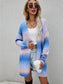 Angel Wings Full Size Gradient Open Front Cardigan nicholesgifts