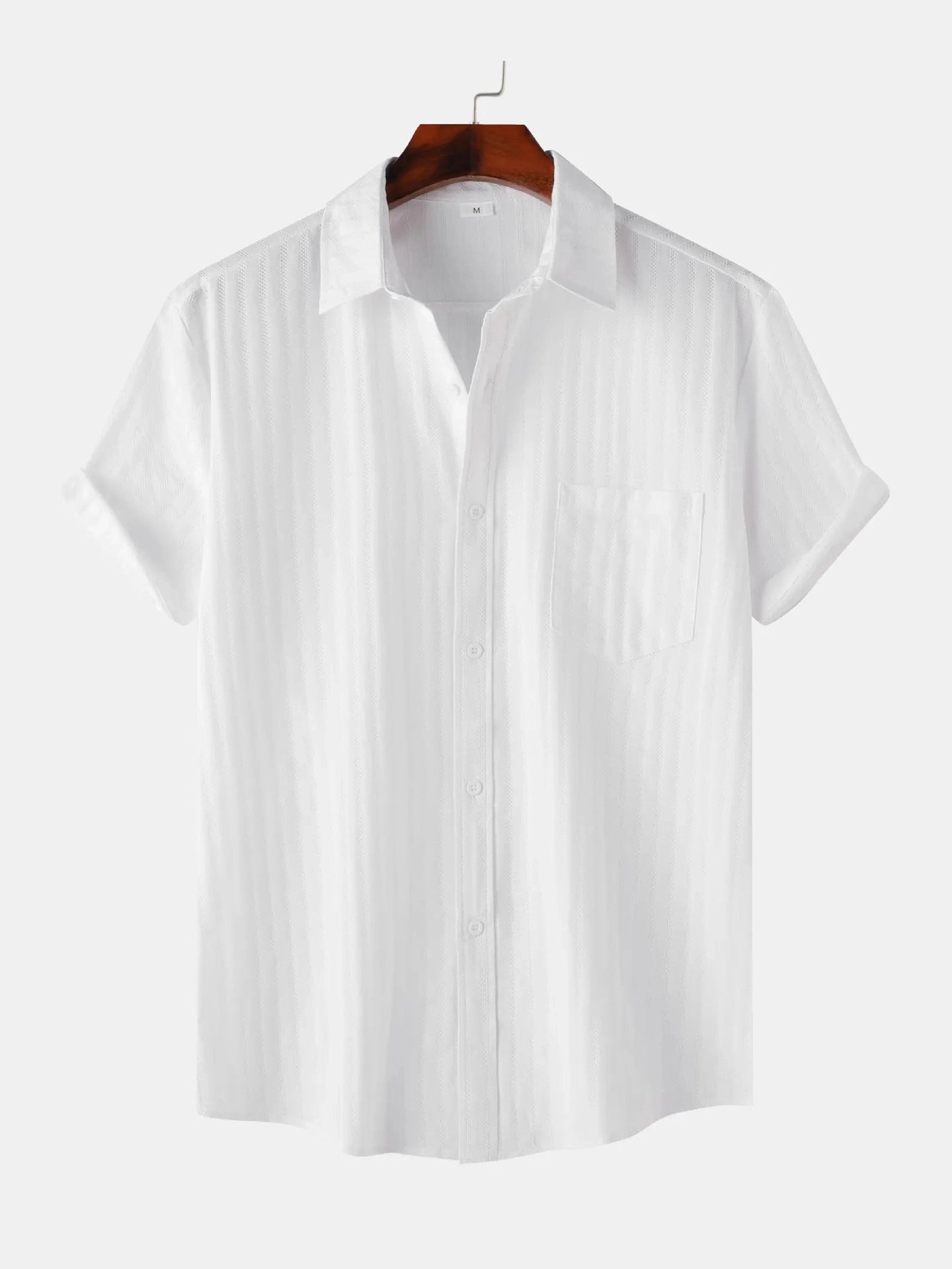 Men's Casual Short Sleeve Button Down Shirt NicholesGifts