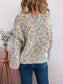 Colorful Long Sleeve Sweater nicholesgifts