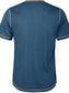 Men's Full Size Contrast Stitch Henley Polo Shirt Plus Size nicholesgifts