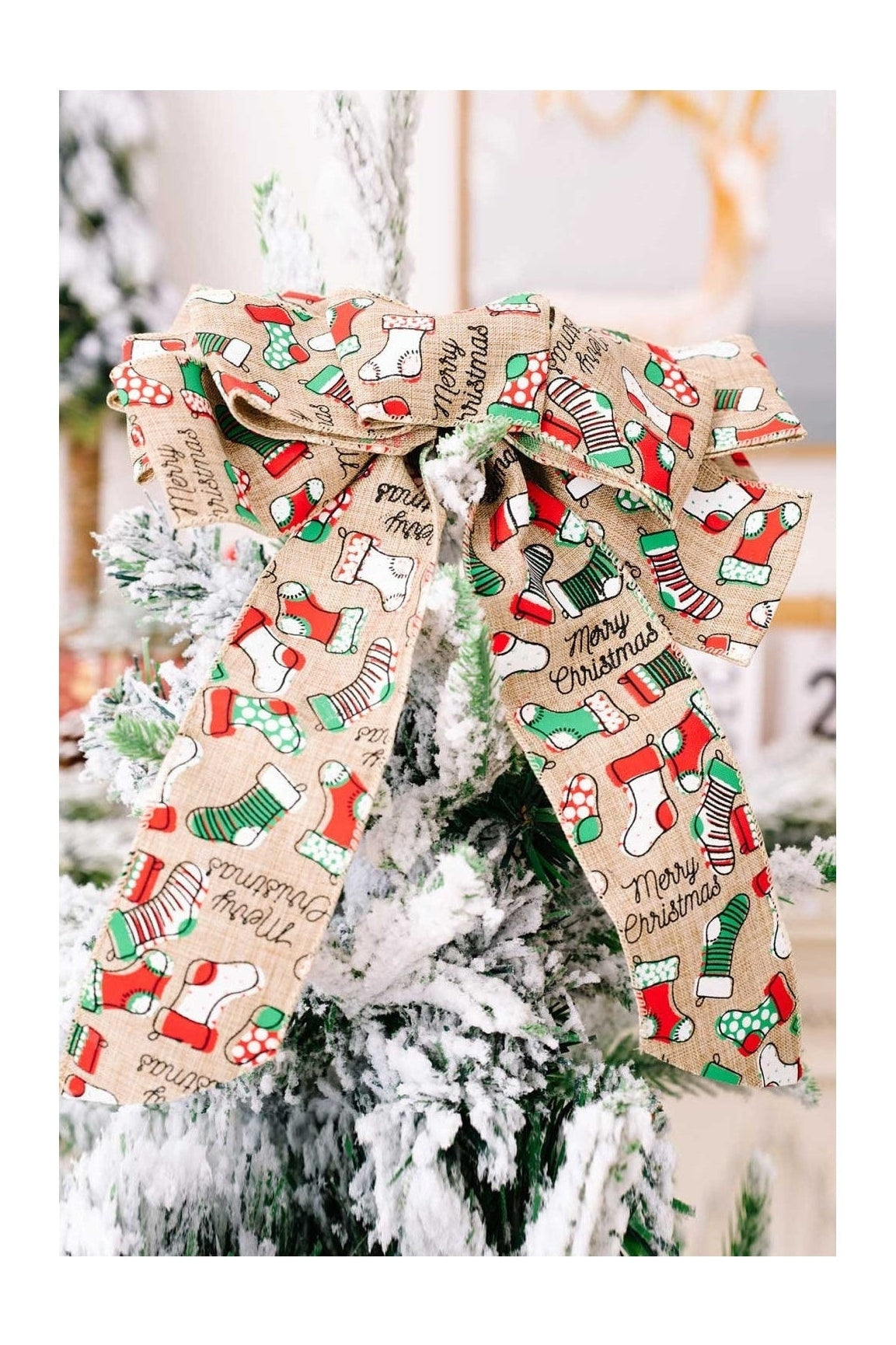 3-Pack Christmas Bow Ornaments nicholesgifts