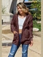 Full Size Teddy Hooded Jacket with Pockets nicholesgifts