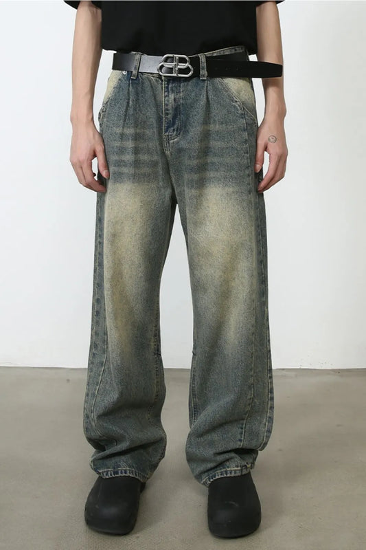 Men's Wide Leg Jeans Trendsi