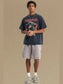 Men's Graphic Round Neck Half Sleeve T-Shirt nicholesgifts