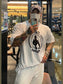 Men's Plus Size Round Neck Short Sleeve T-Shirt nicholesgifts