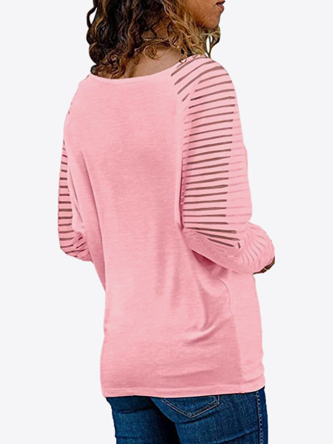 V-Neck Long Raglan Sleeve Top nicholesgifts