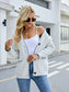 Button Down V-Neck Cardigan with Pockets nicholesgifts