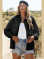 Baseball Collar Floral Quilted Jacket nicholesgifts