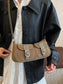 Buckle Decor Shoulder Bag nicholesgifts