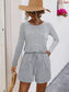 Long Sleeve Drawstring Romper nicholesgifts