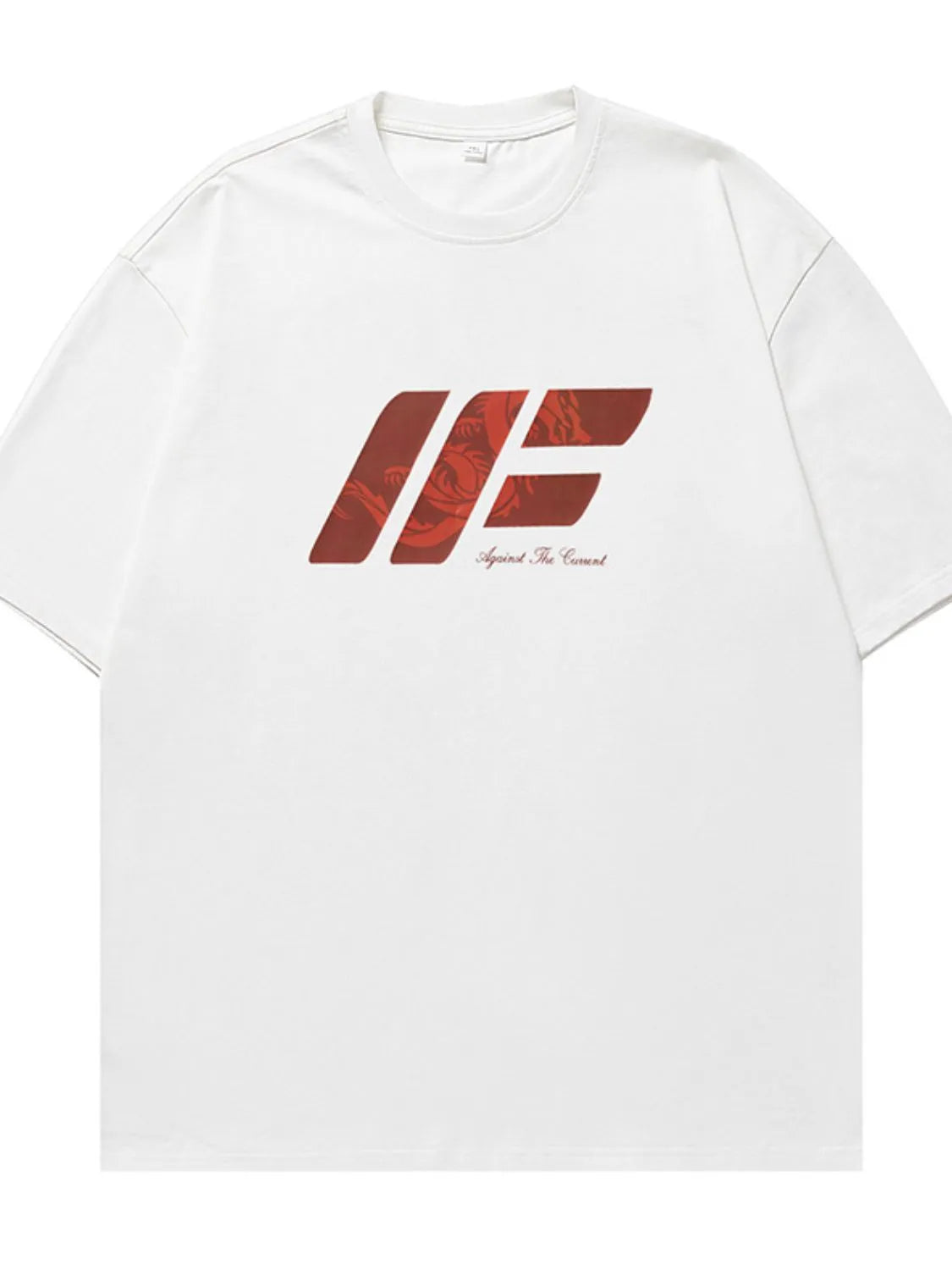 Men's Plus Size Round Neck Half Sleeve T-Shirt Trendsi