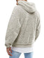 Men's Full Size Drawstring Sherpa Fleece Long Sleeve Hoodie Plus Size nicholesgifts