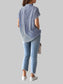 Full Size Striped Button-Up Casual Shirt with Pocket Plus Size nicholesgifts