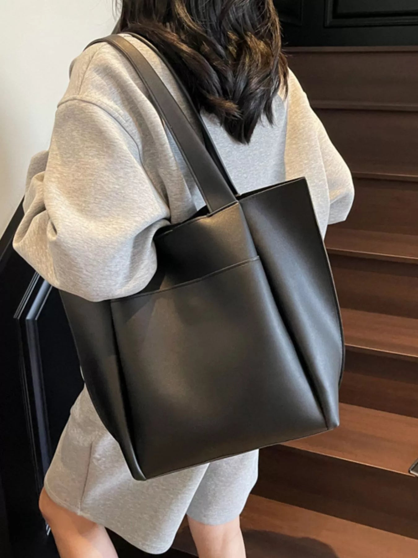 PU Leather Shoulder Bag nicholesgifts