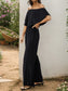Off-Shoulder Wide Leg Jumpsuit nicholesgifts