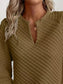Notched Raglan Sleeve Sweatshirt nicholesgifts