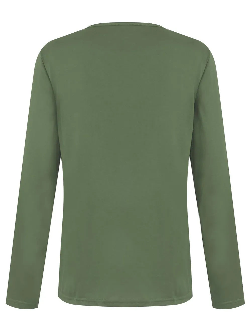 Half Button Long Sleeve T-Shirt nicholesgifts