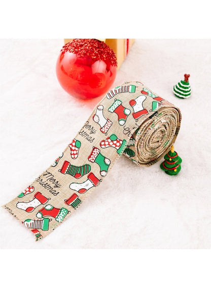 Christmas Polyester Ribbon nicholesgifts