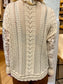 Eyelet Button Up Lantern Sleeve Cardigan nicholesgifts