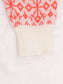 Contrast Ribbed hem Long Sleeve Sweater nicholesgifts