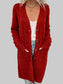 Women Cable-Knit Button Down Cardigan with Pockets nicholesgifts