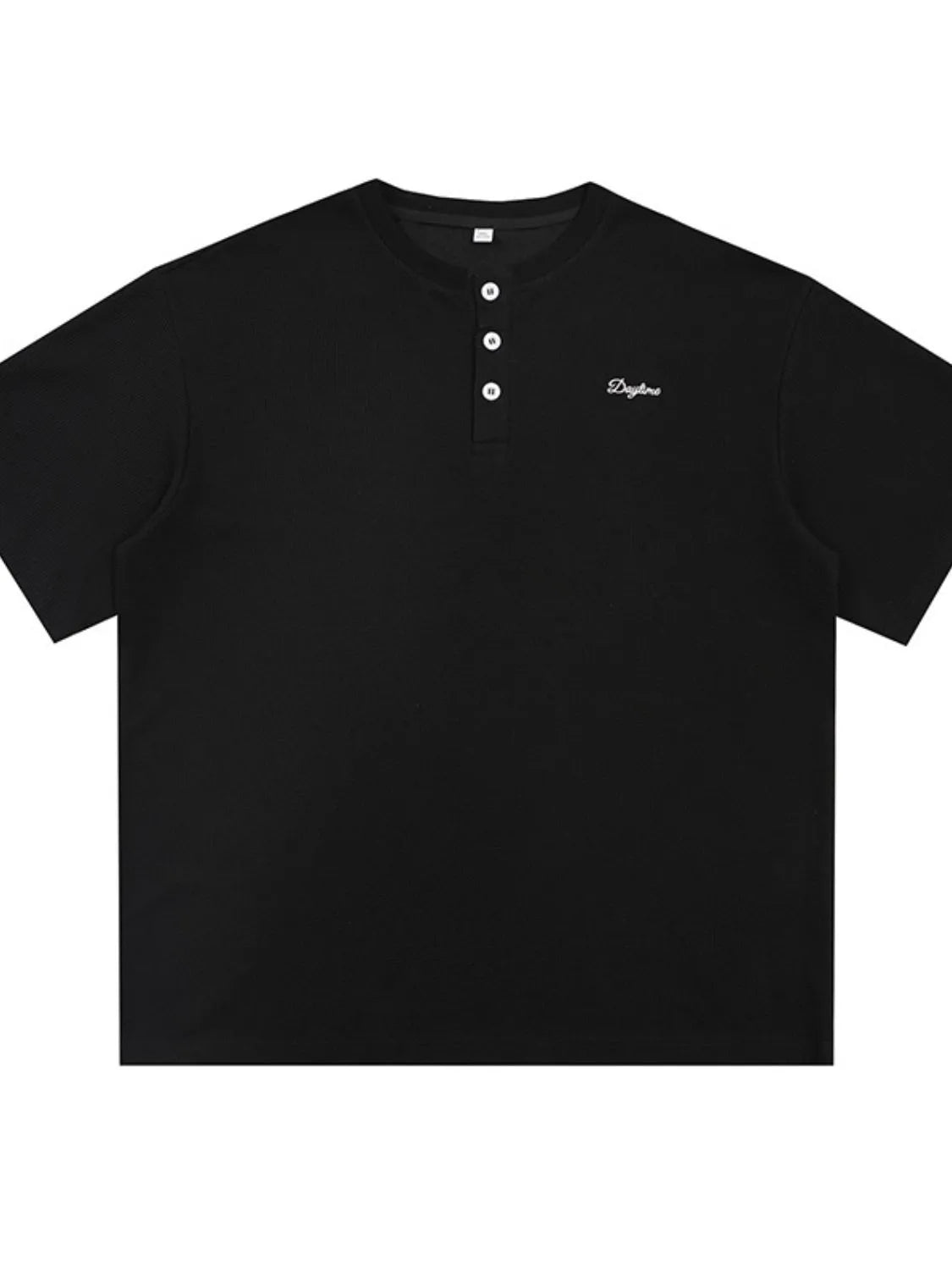 Men's Button Detail Half Sleeve Top NicholesGifts