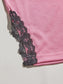 V-Neck Lace Trim Slit Cami and Pants Pajama Set nicholesgifts