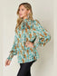 Double Take Full Size Printed Smocked Long Sleeve Blouse nicholesgifts