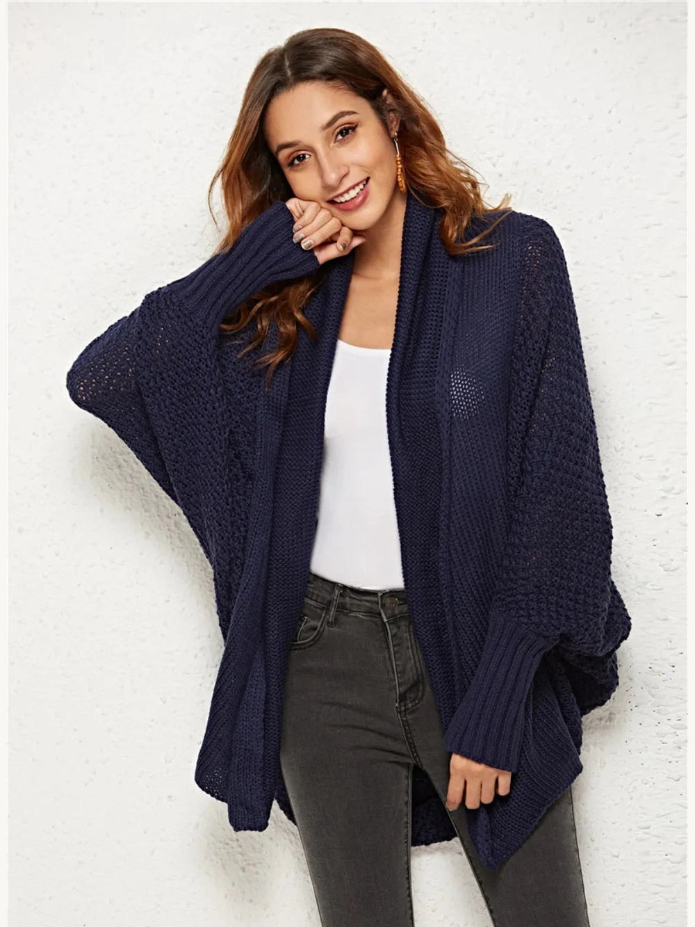 Women Angel Wings Open Front Batwing Sleeve Cardigan nicholesgifts
