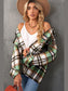 Plaid Pocketed Button Down Shacket nicholesgifts