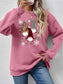 Faceless Gnomes Graphic Drop Shoulder Sweatshirt nicholesgifts