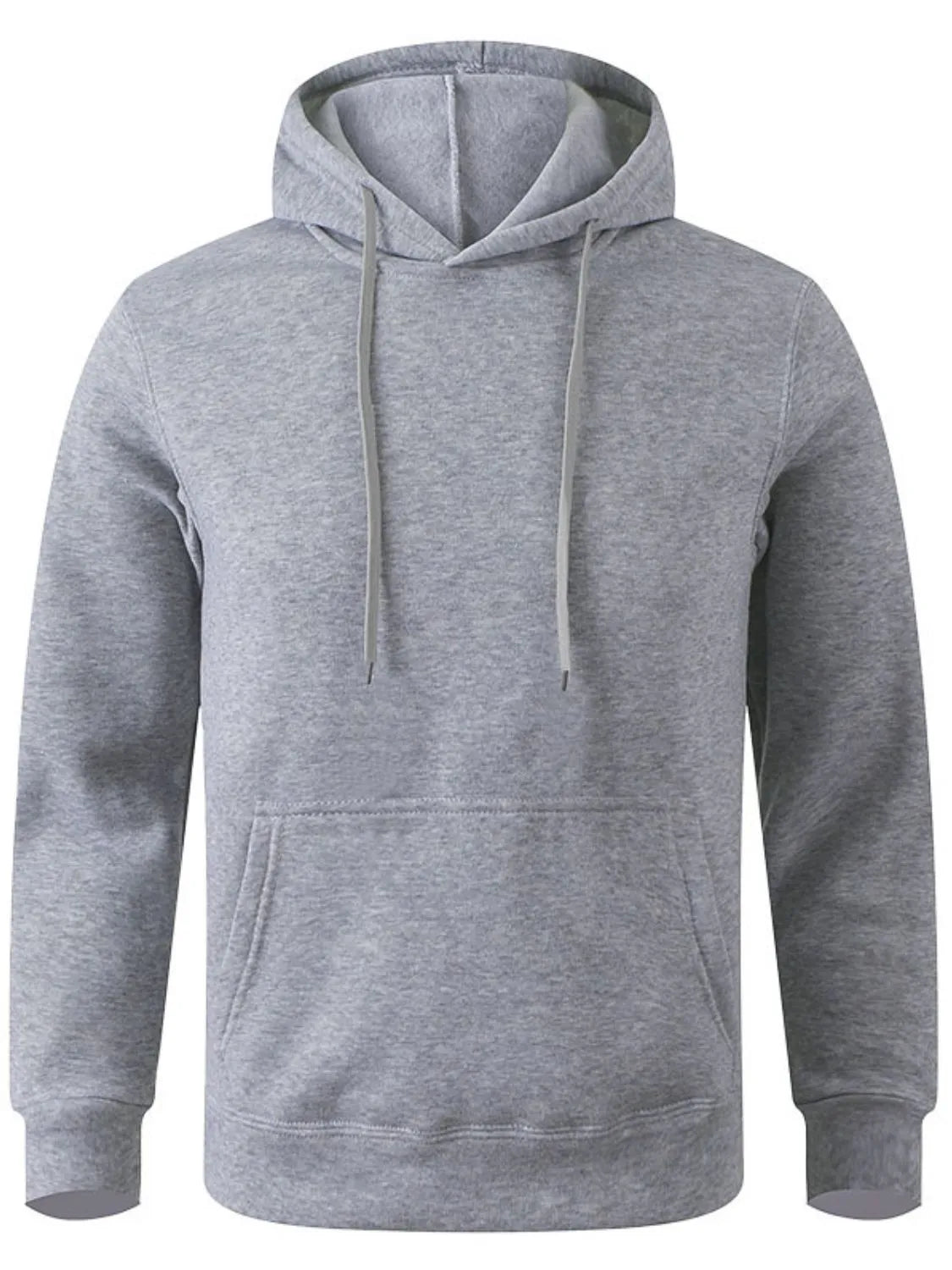 Men's Full Size Drawstring Long Sleeve Hoodie Plus Size NicholesGifts