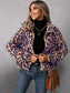 Ivy Lane Drawstring Leopard Zip Up Jacket nicholesgifts