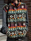 Geometric Fleece Vest Coat nicholesgifts