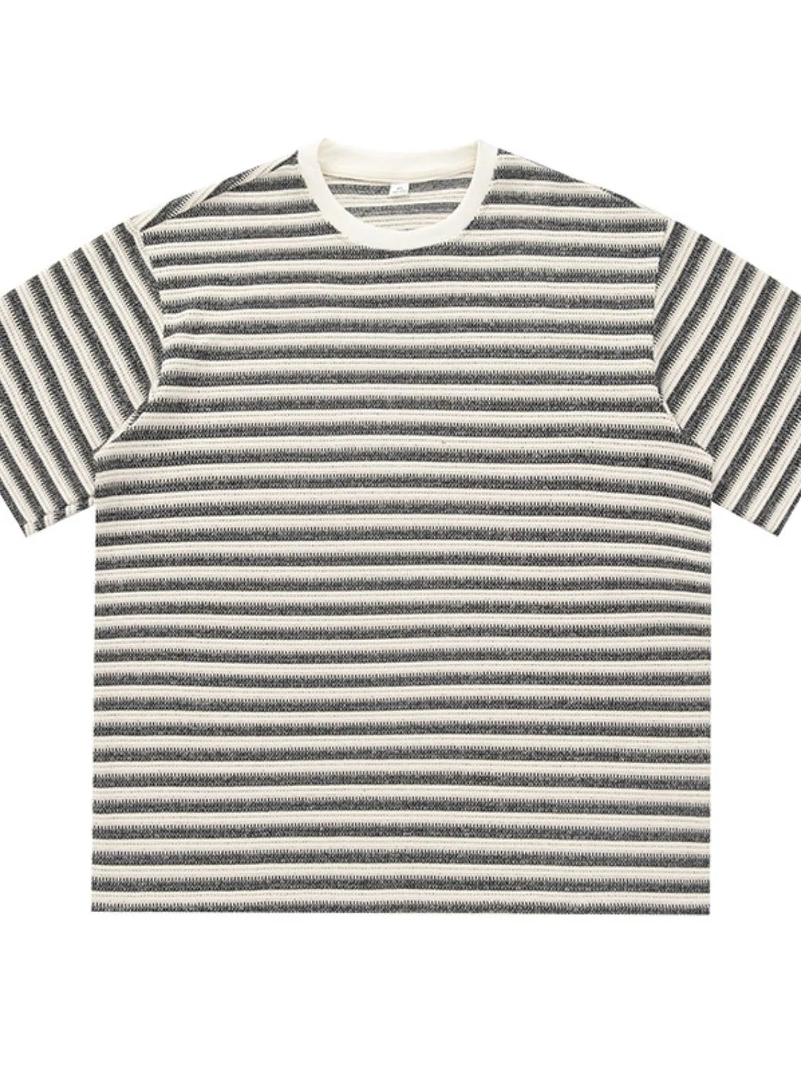 Men's Striped Round Neck Half Sleeve T-Shirt NicholesGifts