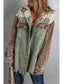 Women Snap Front Hooded Corduroy Shacket nicholesgifts