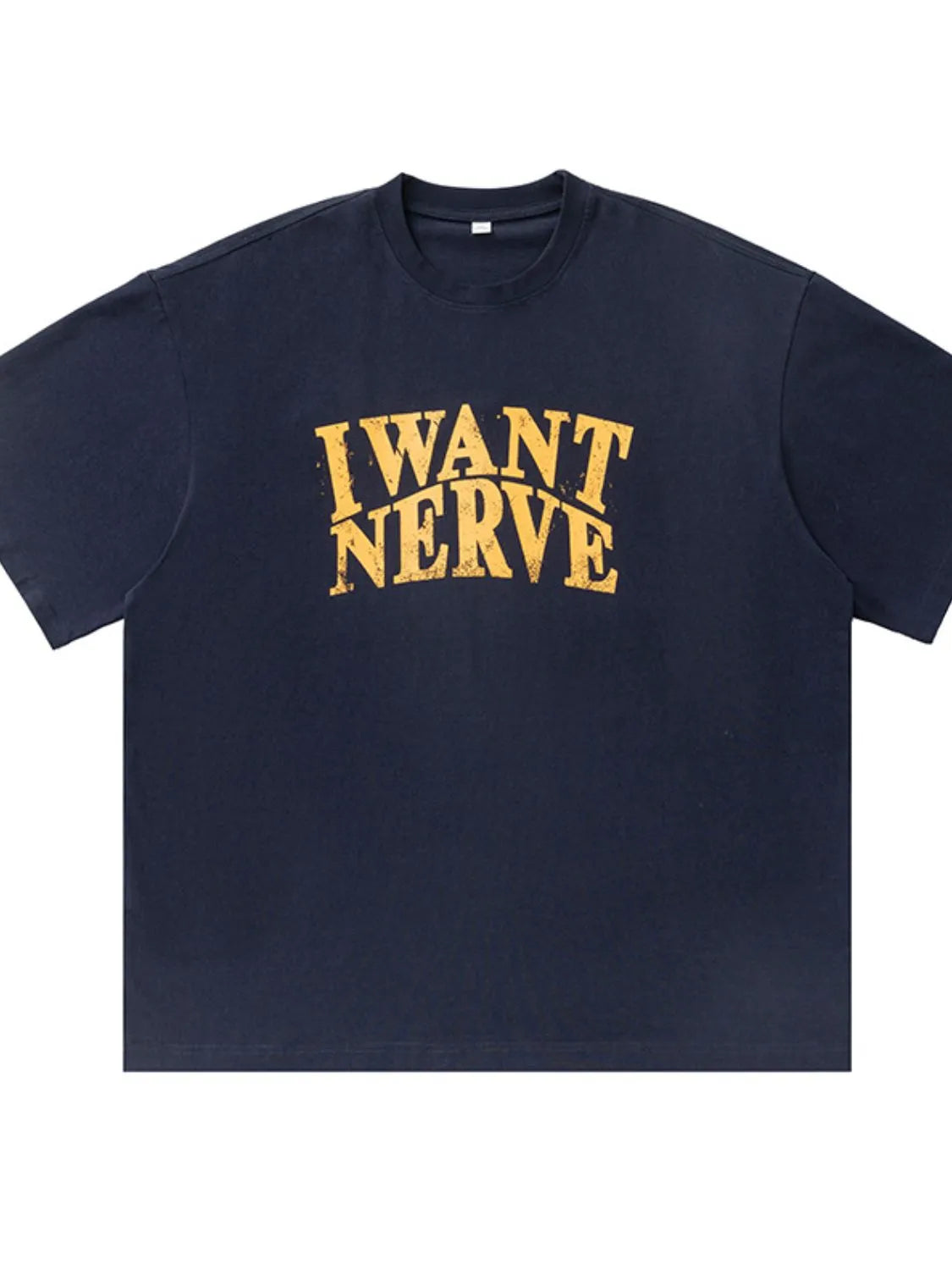 Men's Plus Size Round Neck Letter Graphic T-Shirt Trendsi