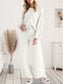 Long Sleeve Lounge Top and Drawstring Pants Set nicholesgifts